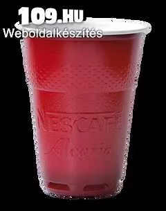 Műanyag pohár NESCAFÉ Alegria 160 ml 3000 db
